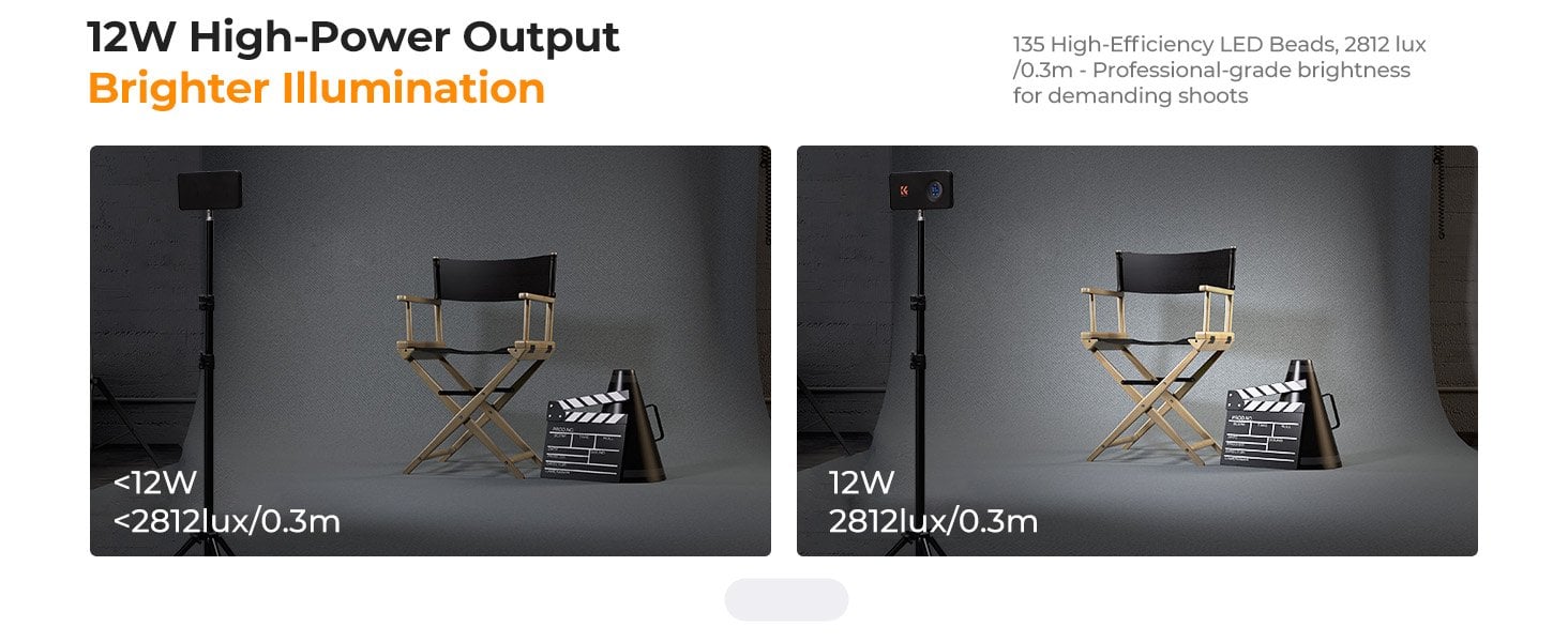 K&F Concept 12W RGB Pocket Video Light