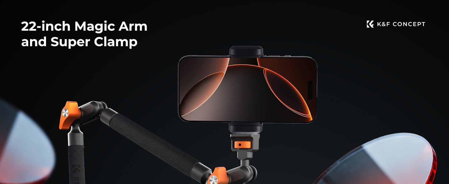 K&F Concept 22'' Magic Arm Clamp Kit 