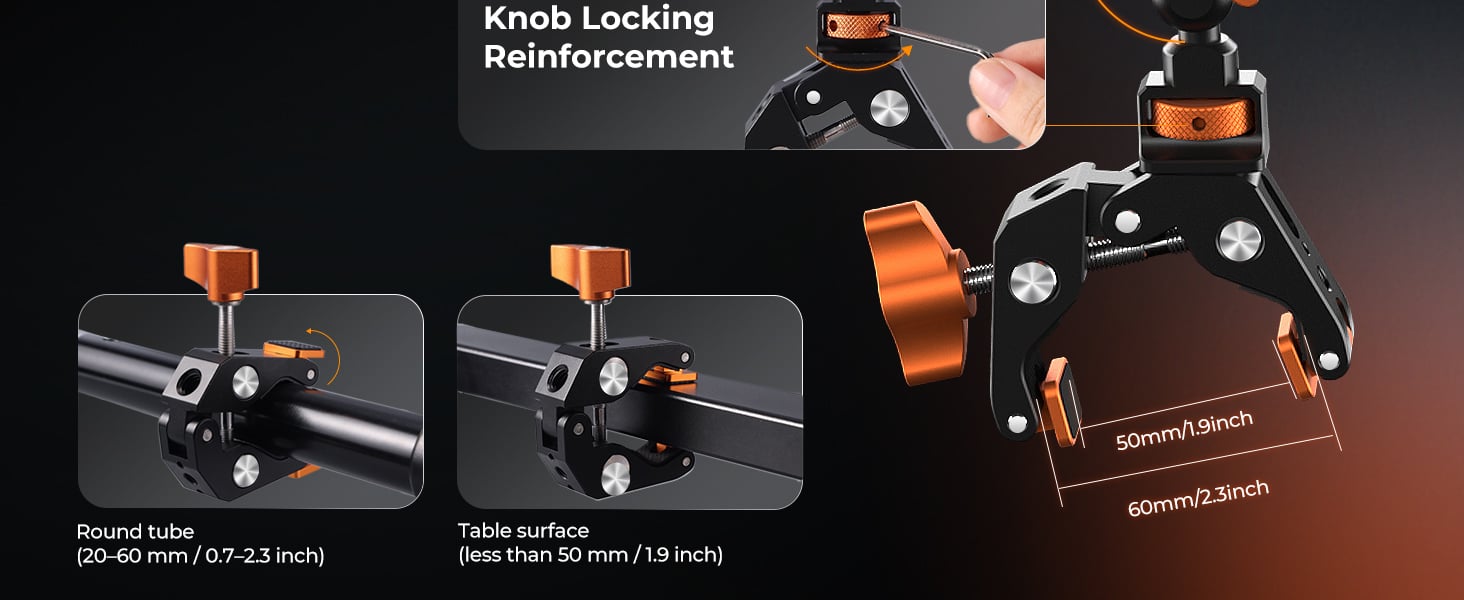K&F Concept 22'' Magic Arm Clamp Kit 