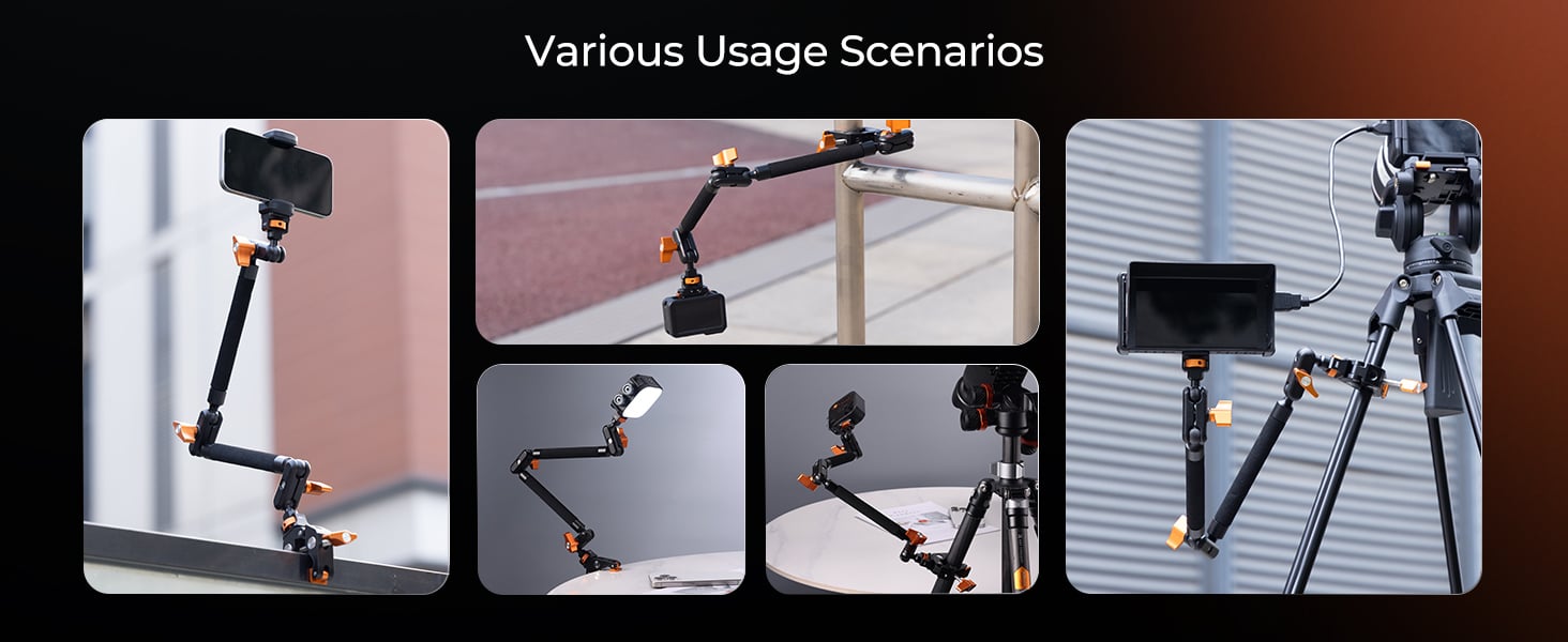 K&F Concept 22'' Magic Arm Clamp Kit 