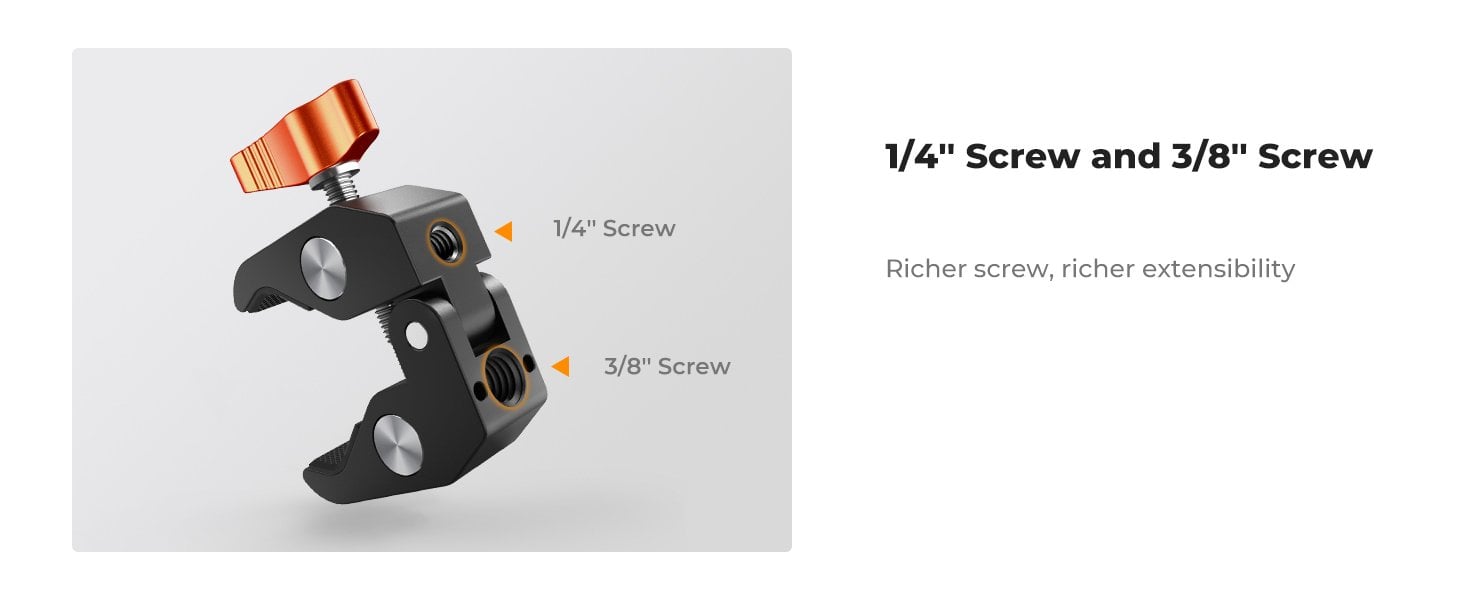 K&F Concept 9.8 Magic Arm with Super Clamp