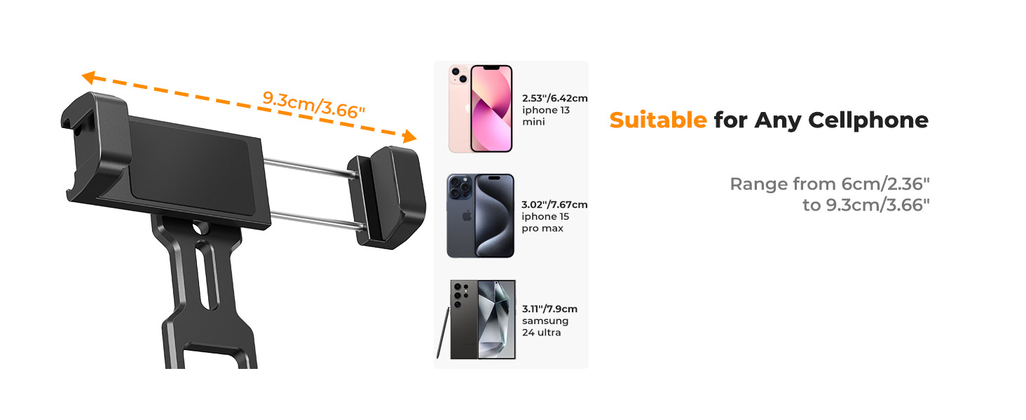 K&F Concept Alüminyum Metal Telefonu Tutucu