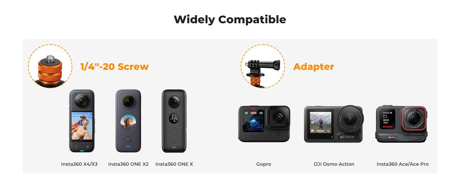 K&F Concept Görünmez Selfie Çubuğu & Tripod (120cm)