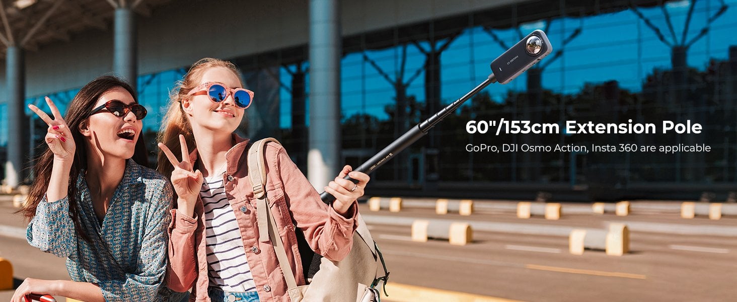 K&F Concept Görünmez Selfie Stick (153 cm)