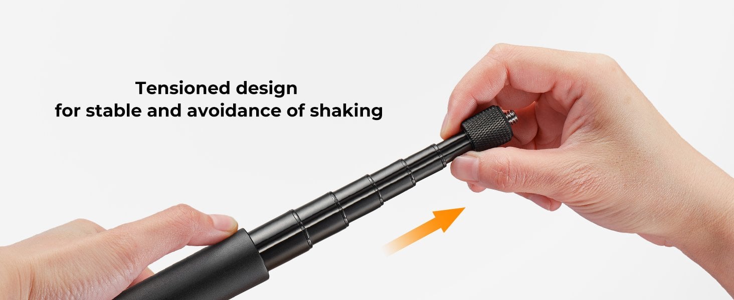 K&F Concept Görünmez Selfie Stick (153 cm)