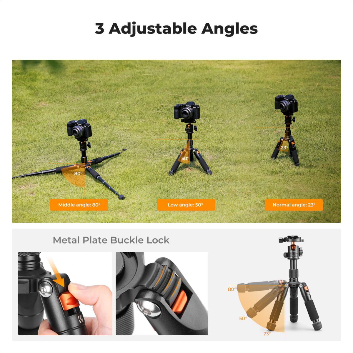 K&F Concept Masaüstü Mini Tripod