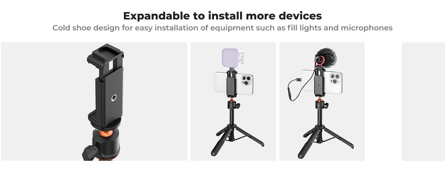 K&F Concept Selfie Çubuğu & Tripod (60cm)