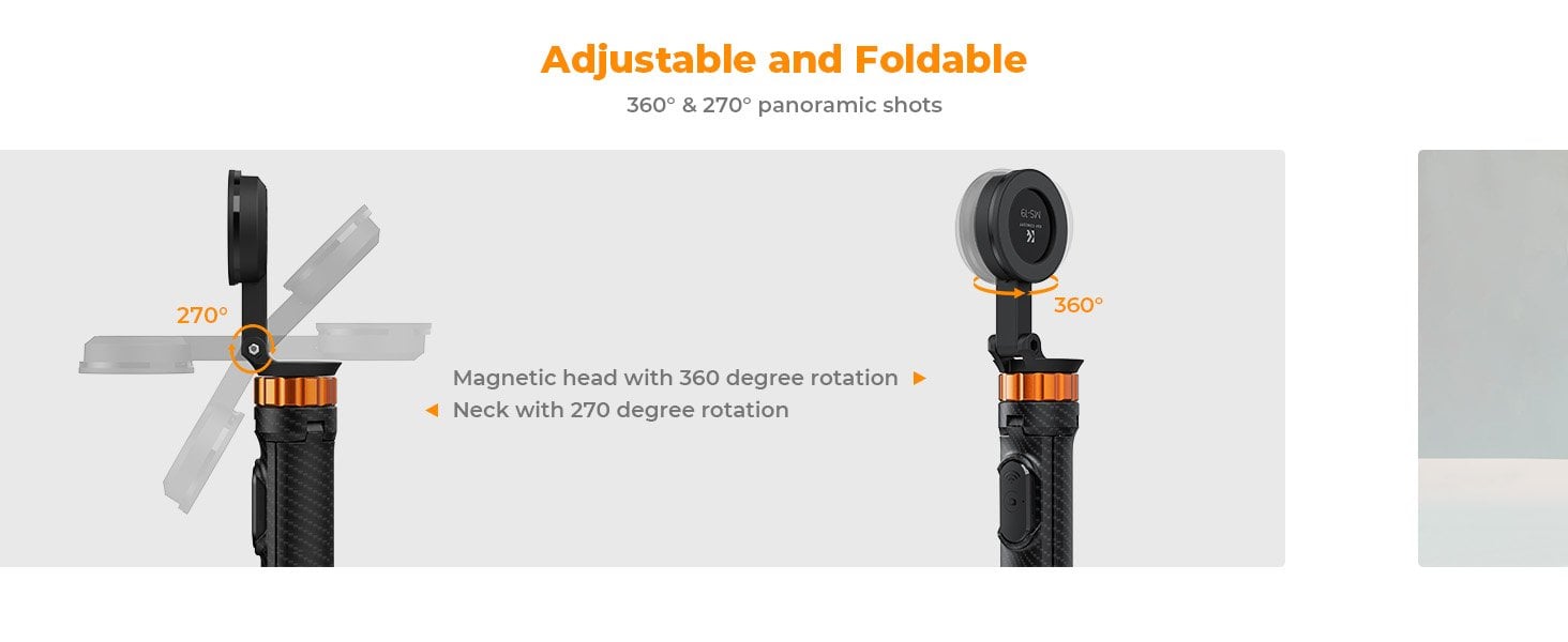 K&F Concept iPhone Uyumlu MagSafe Selfie Çubuğu & Tripod (162cm)