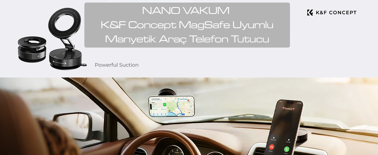Manyetik Araç Telefon Tutucu