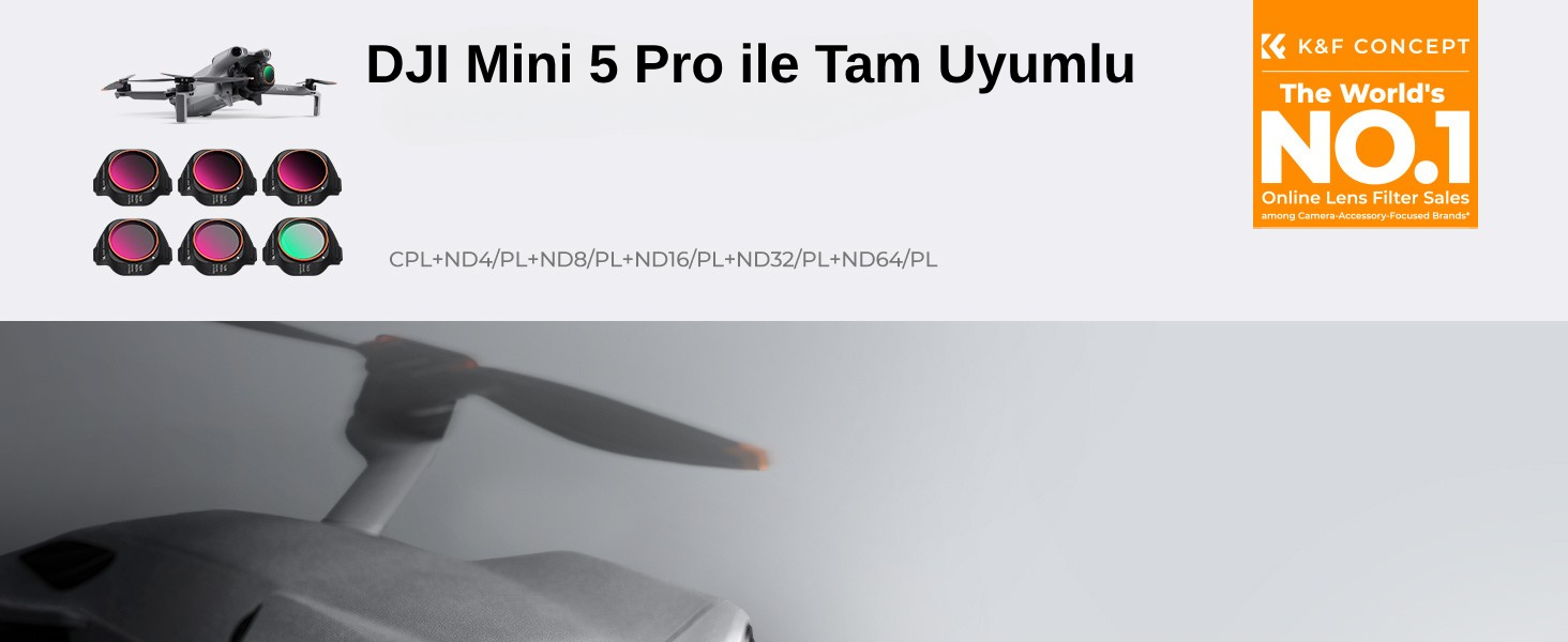 Mini 5 Pro için ND-PL Filtre Seti