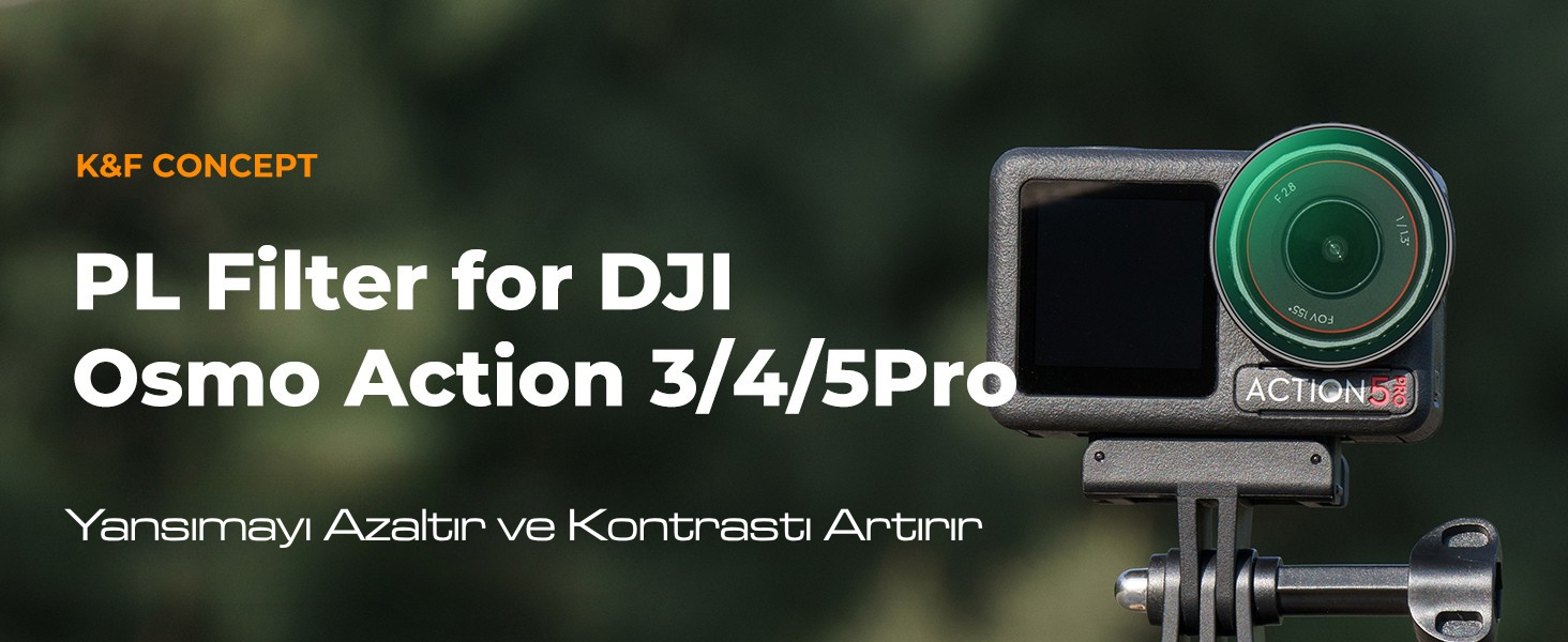 Osmo Action 5 Pro Polarize Filtre