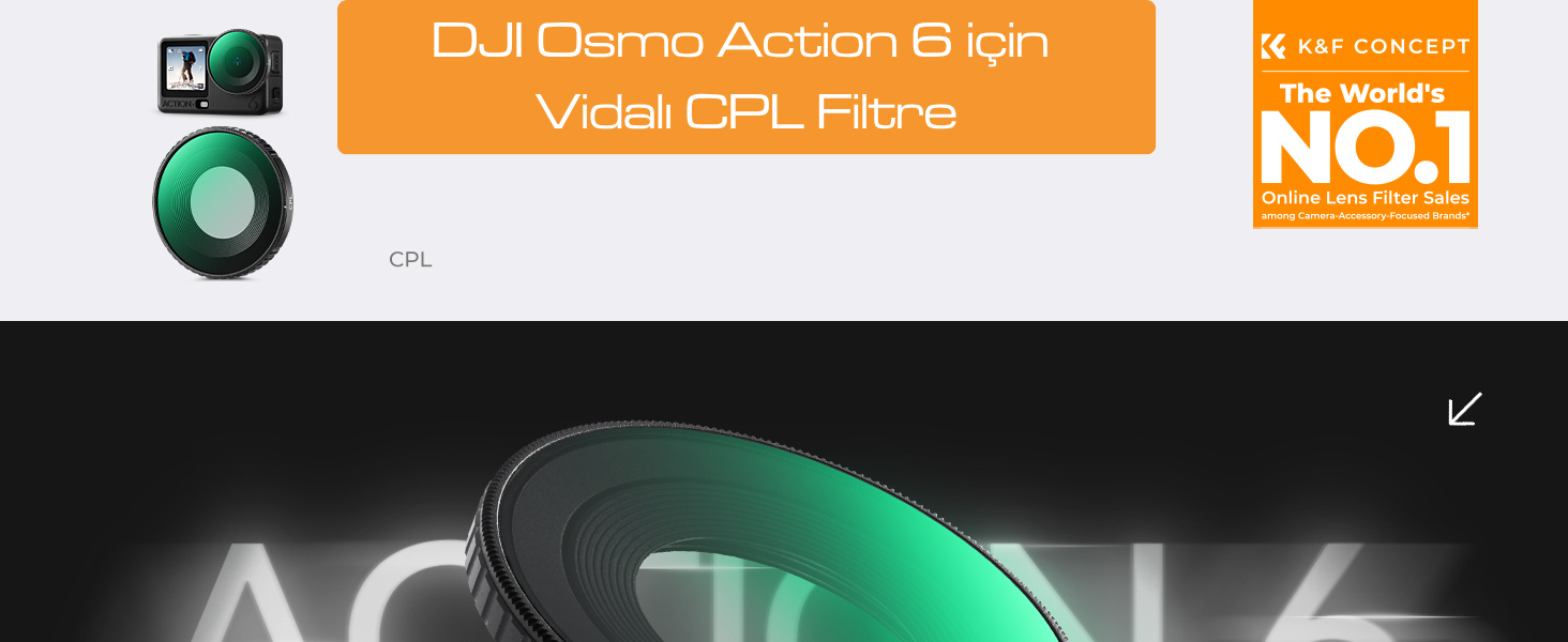 Osmo Action 6 CPL Filtre