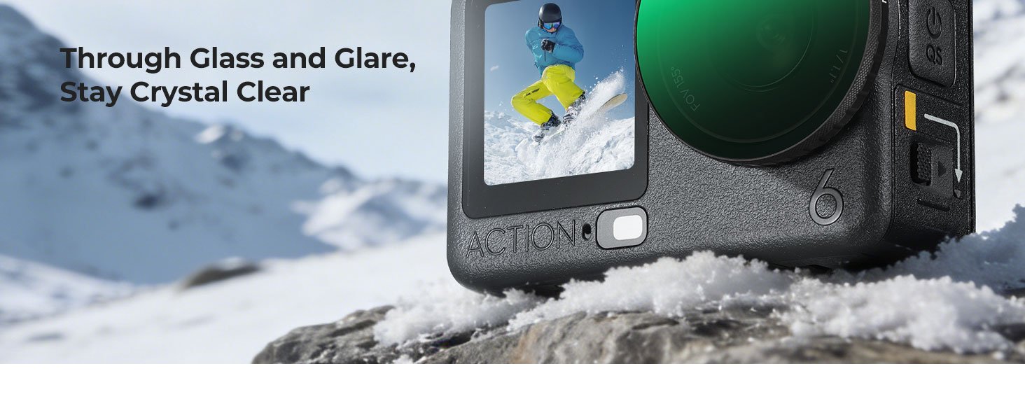 Osmo Action 6 ND&PL Filtre Seti (ND&PL8-16-32-64)