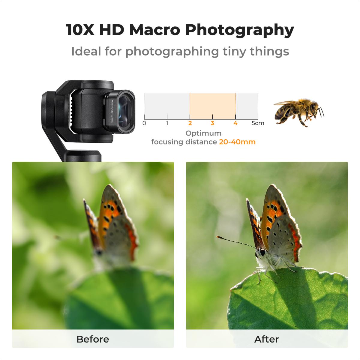 Osmo Pocket 4 Makro Lens (10X)