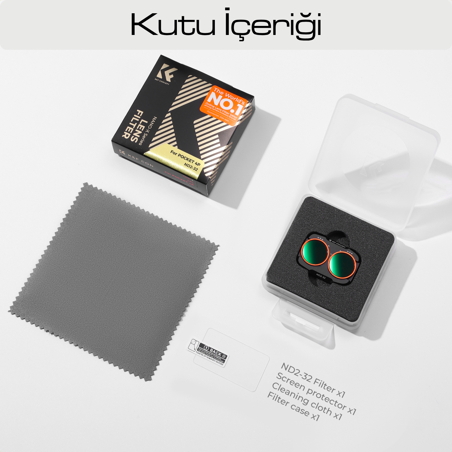 Osmo Pocket 4P ND2-32 Filtre (3)