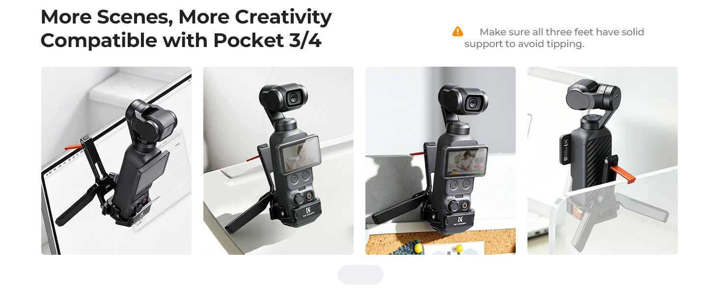 Osmo Pocket 4 için Manyetik Genişleme Çerçevesi