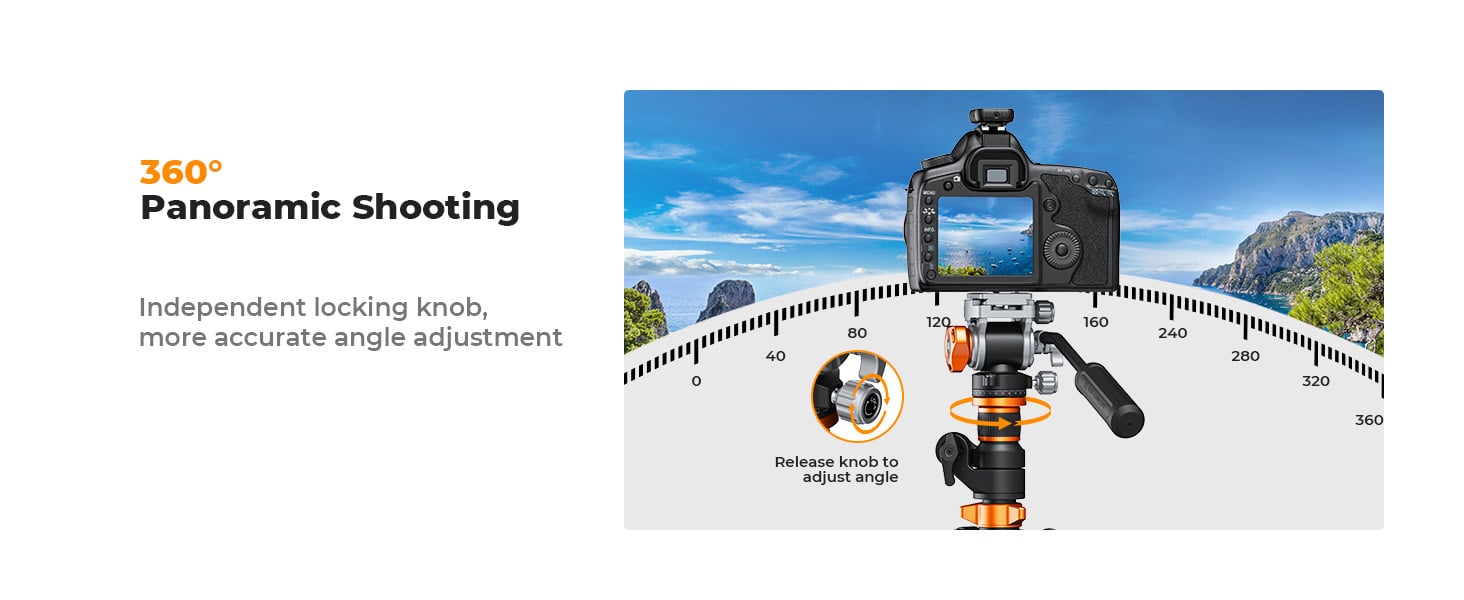 Profesyonel Akışkan Video Tripod Başlığı