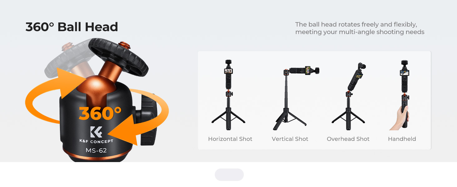 osmo pocket 4 Mini Selfie Çubuğu & Tripod