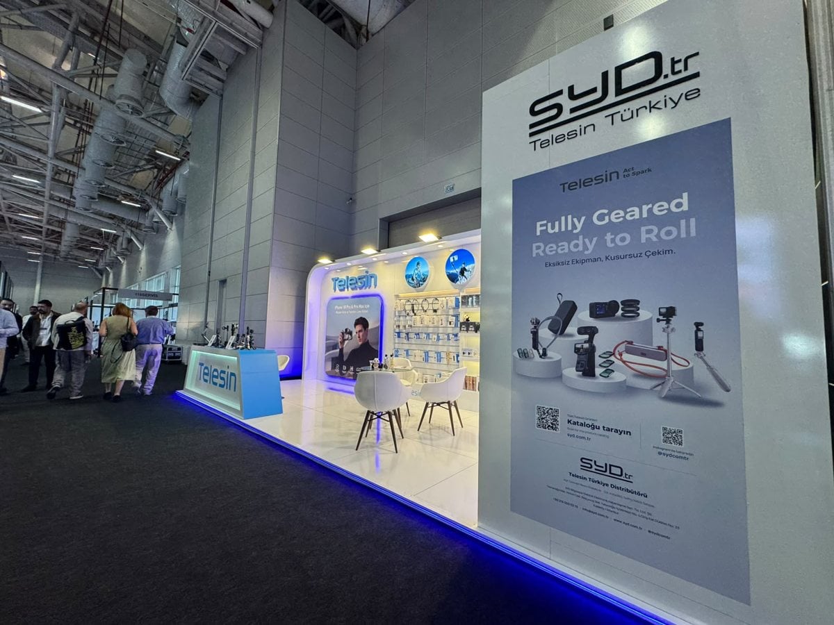 SYD Telesin Türkiye standı BroadcastEx 2026 girişi