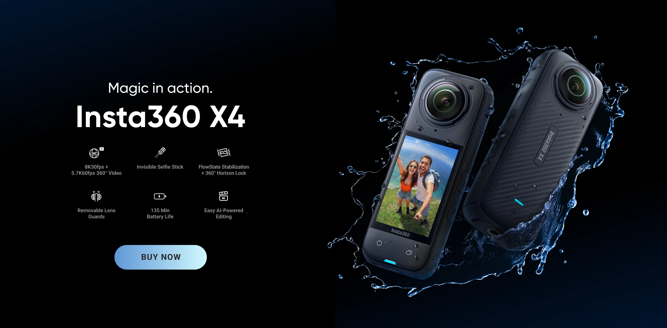 Insta360 One X4 Aksiyon Kamerası
