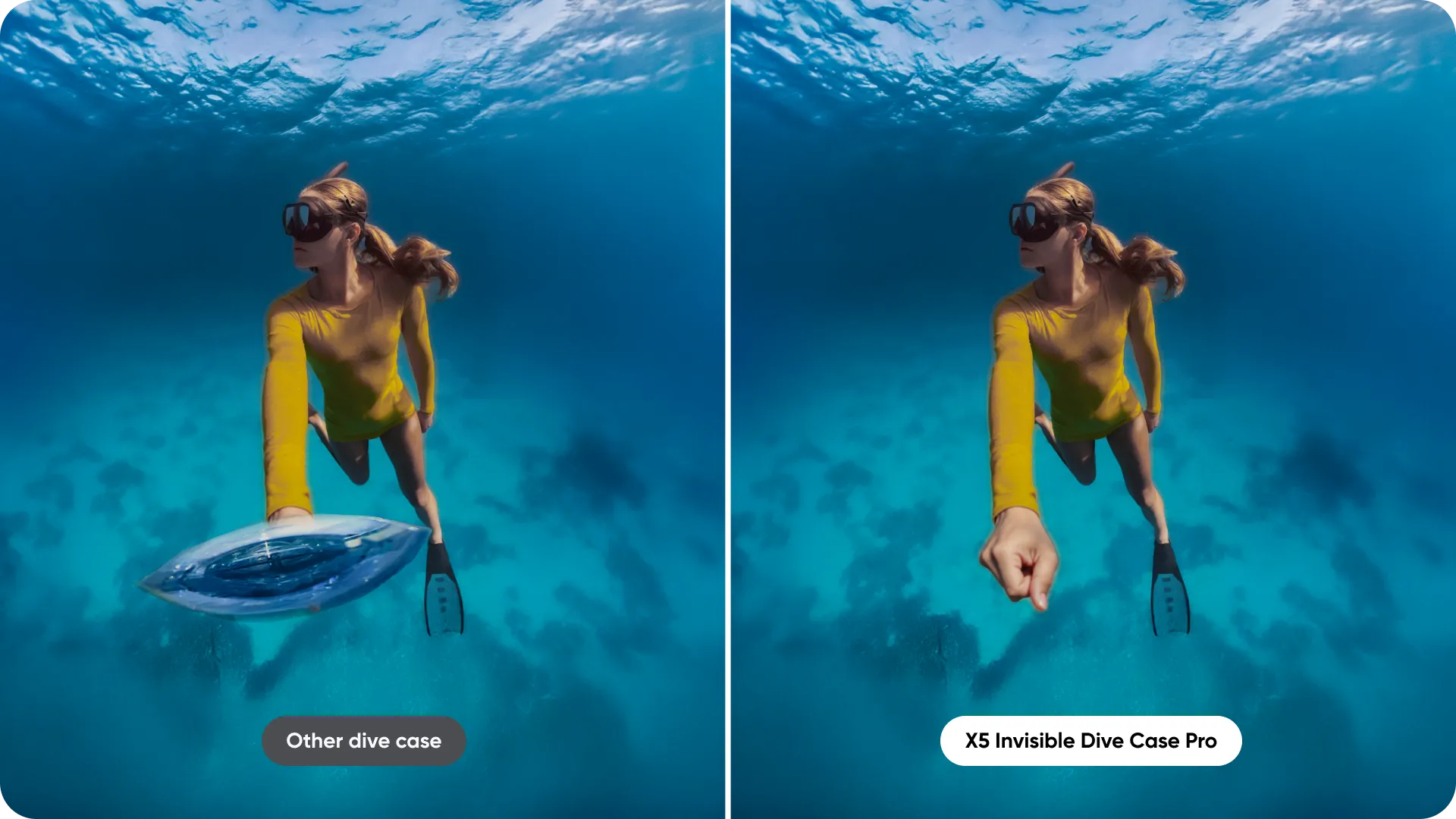 Insta360 X5 Invisible Dive Case Pro