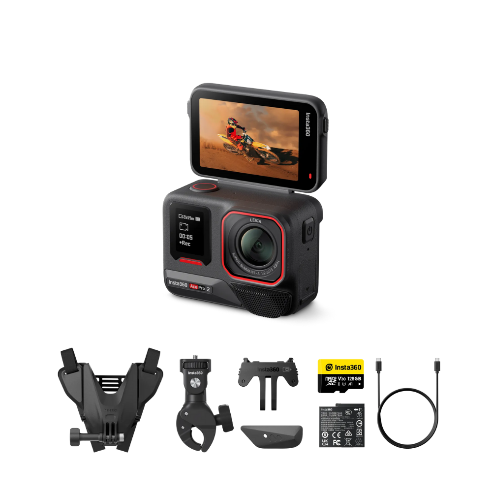 Insta360 Ace Pro 2 Motorcycle Bundle Kutu İçeriği