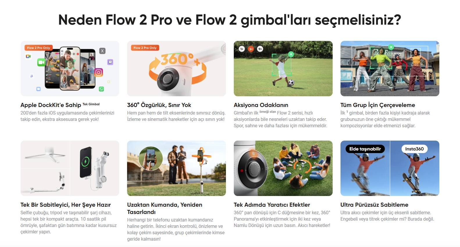 Insta360 Flow 2 (AI Tracker Bundle)