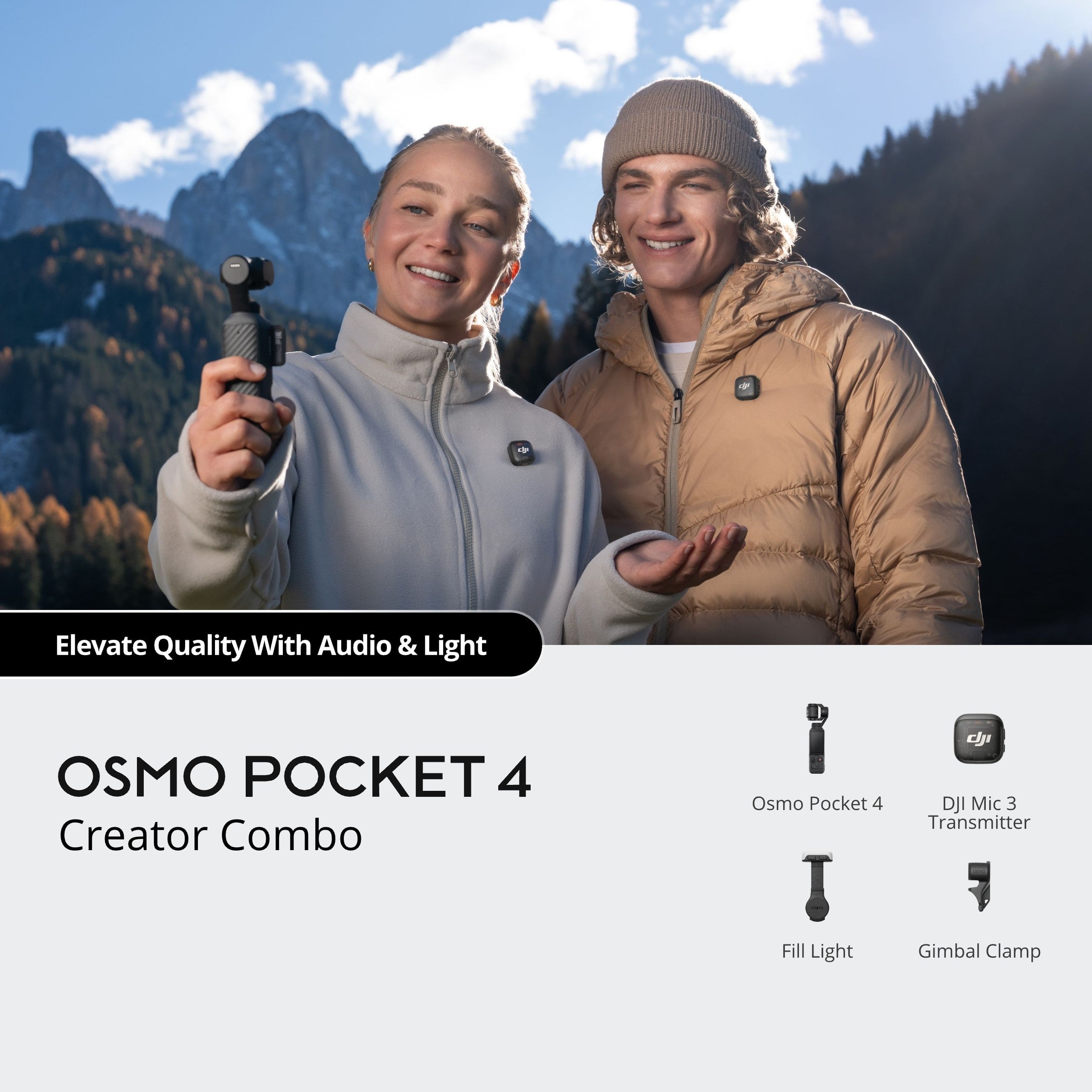 DJI Osmo Pocket 4 Creator Combo - Kutu İçeriği 