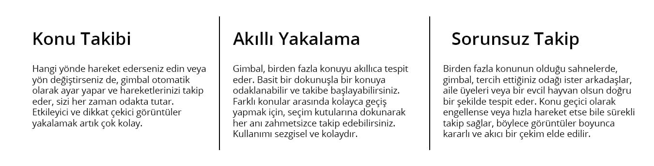 DJI Osmo Mobile 7 özellikleri