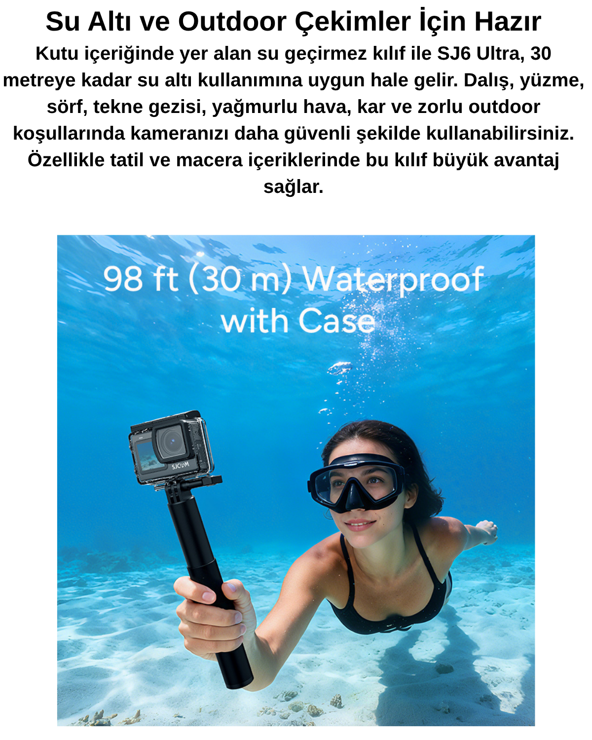 SJCAM SJ6 Ultra 4K Aksiyon Kamerası