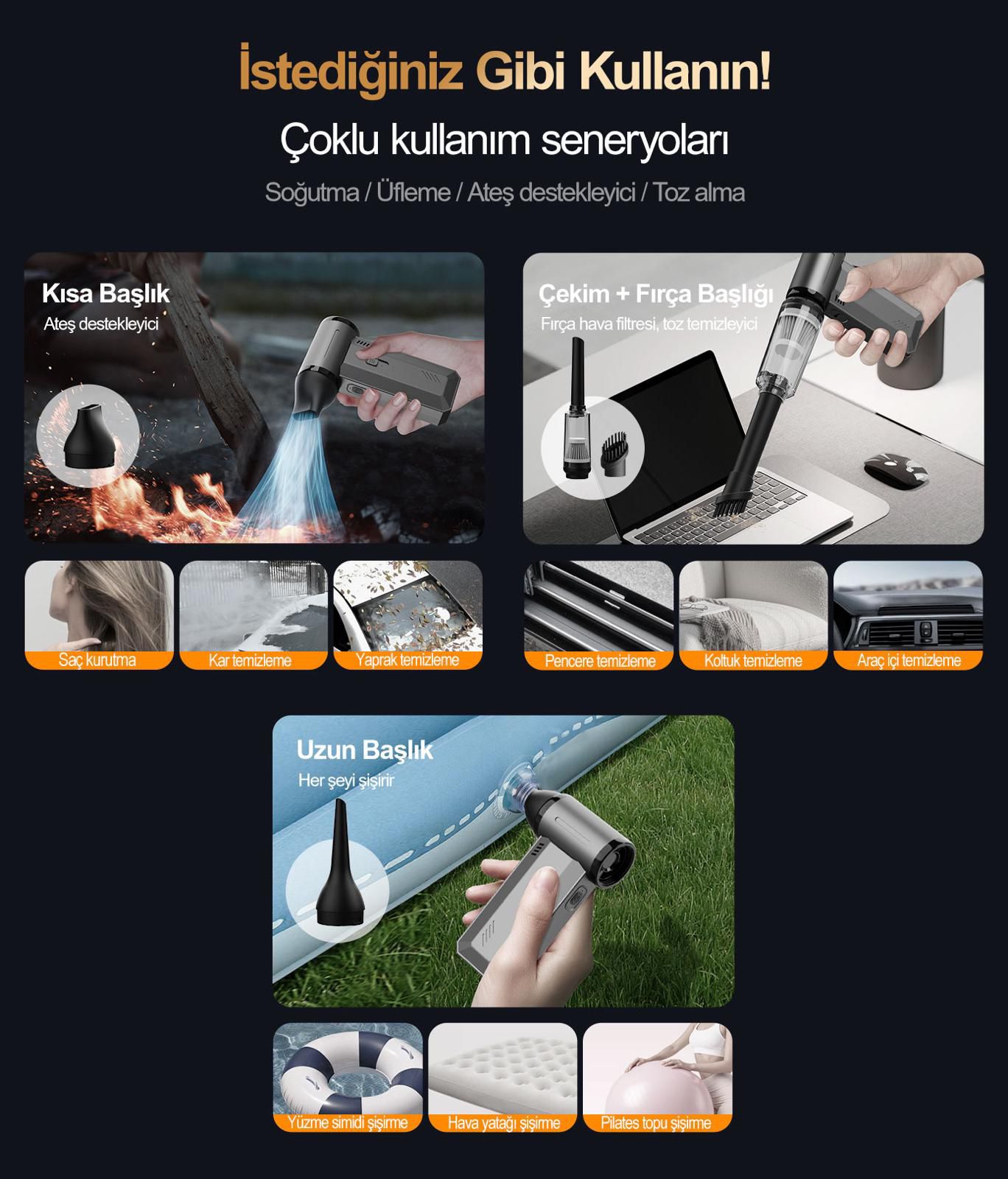 SMATE F72 Violent Çekme ve Üfleme Fanı (5)