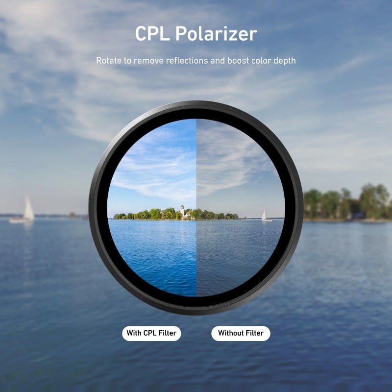 CPL polarize filtre yansıma giderme