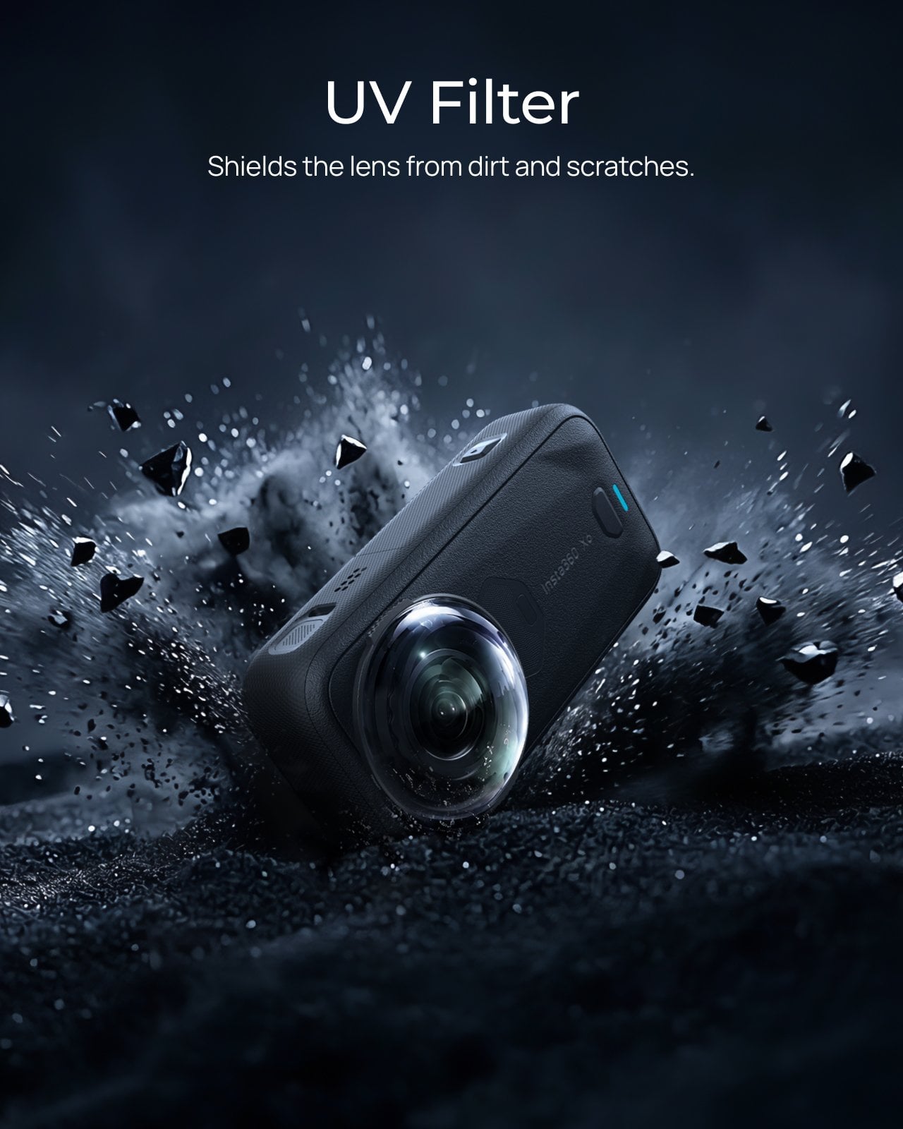 Insta360 X6 UV filtre lens koruma