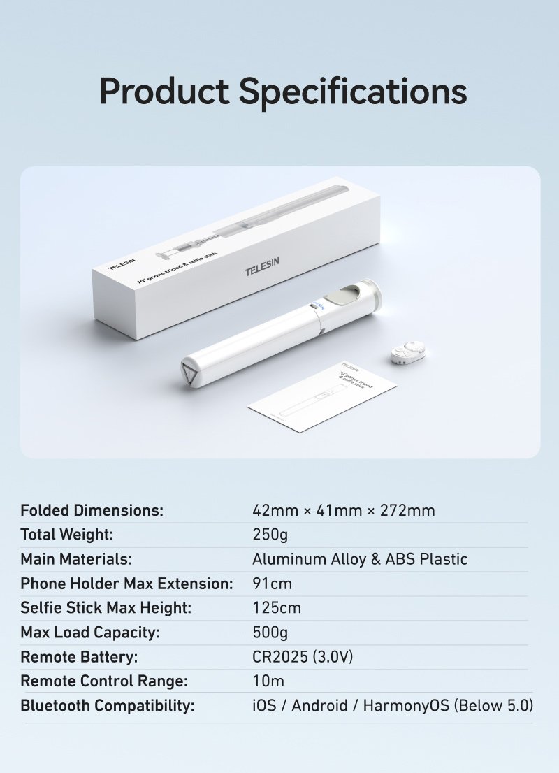 CEP telefonU tripod & selfie stick