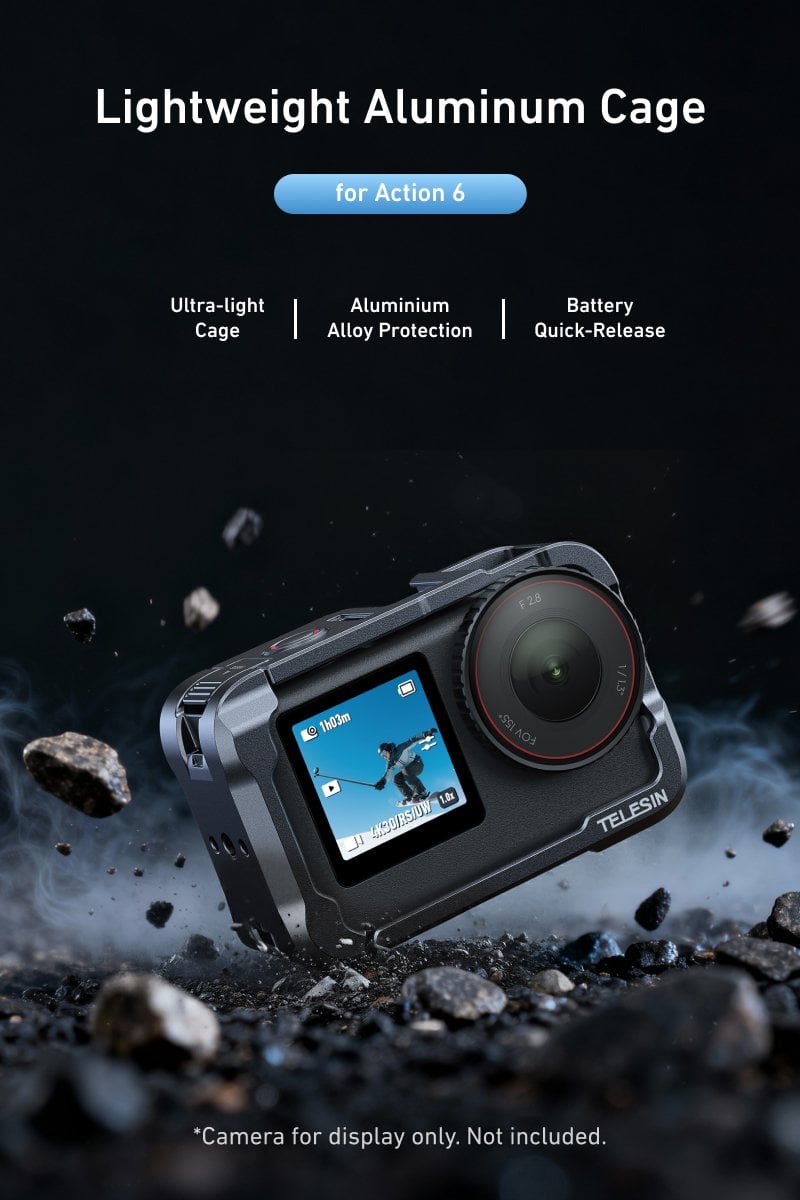 DJI OSMO Action 6 Lightweight Alluminium Cage