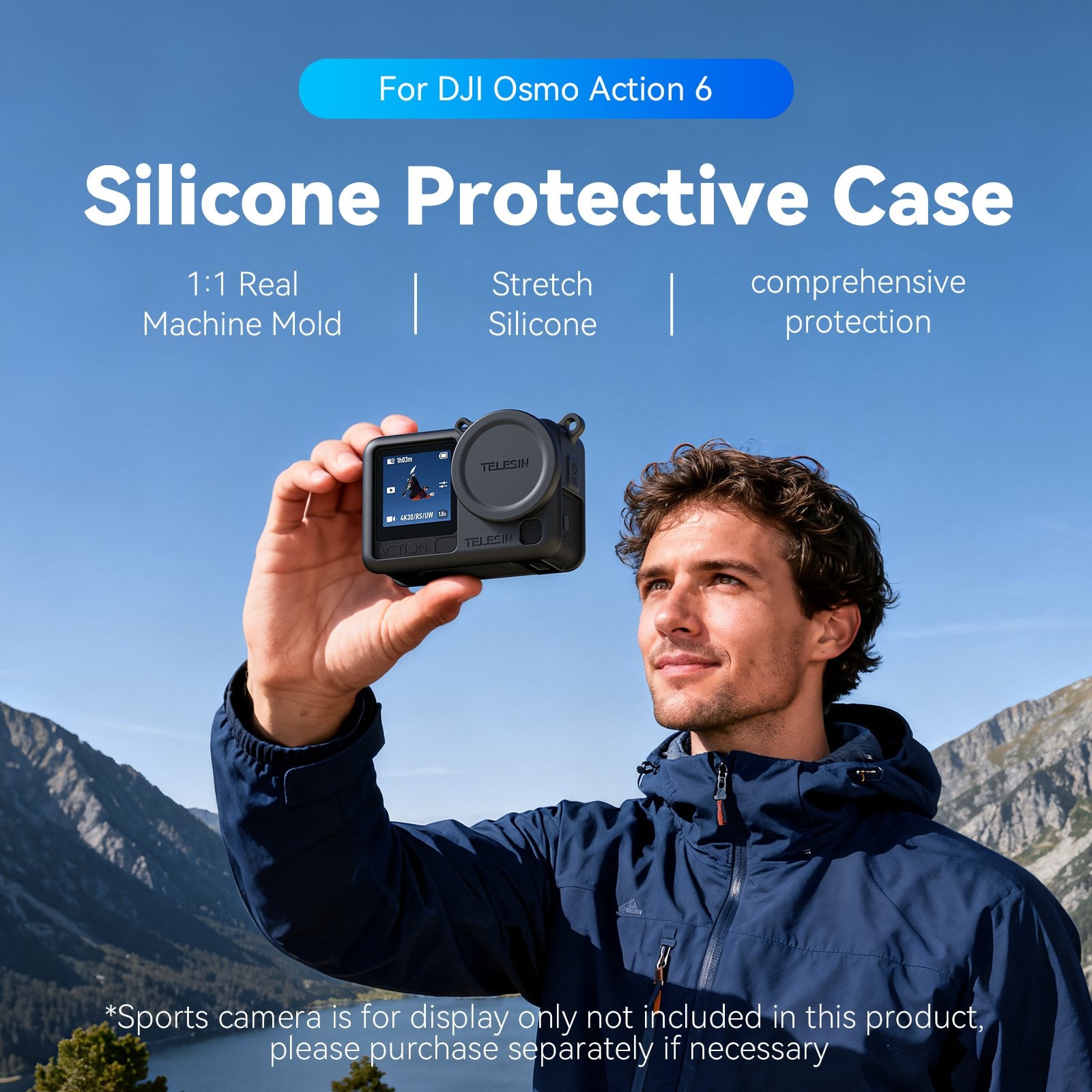 DJI OSMO Action 6 Silicone Cover-Black