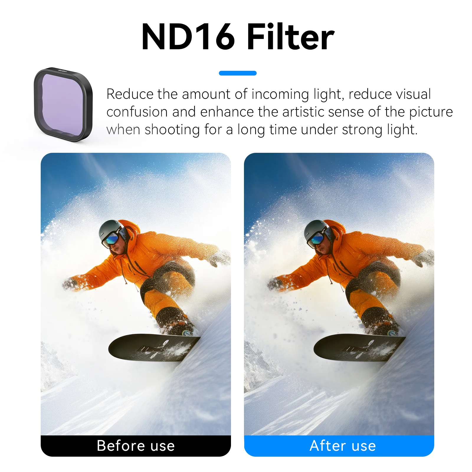 GoPro HERO13 ND16 Filtre