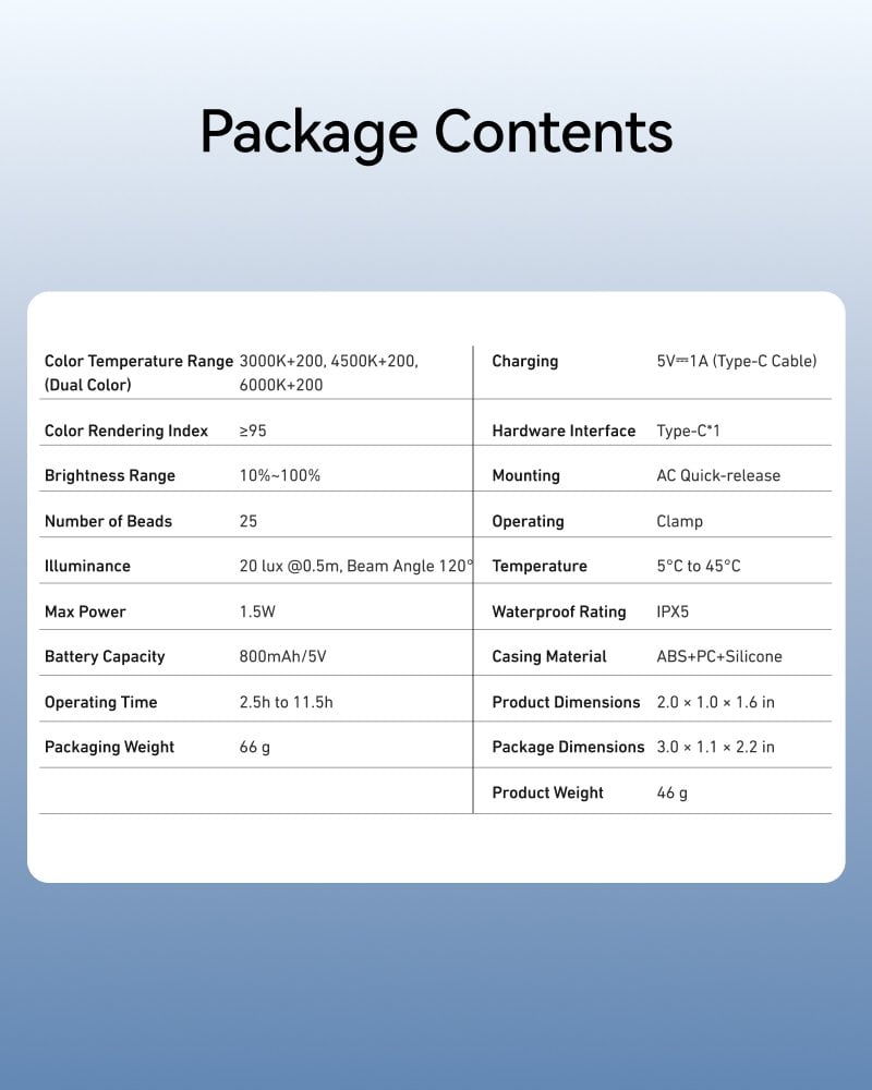 OSMO action 6 için dolgu ışığı