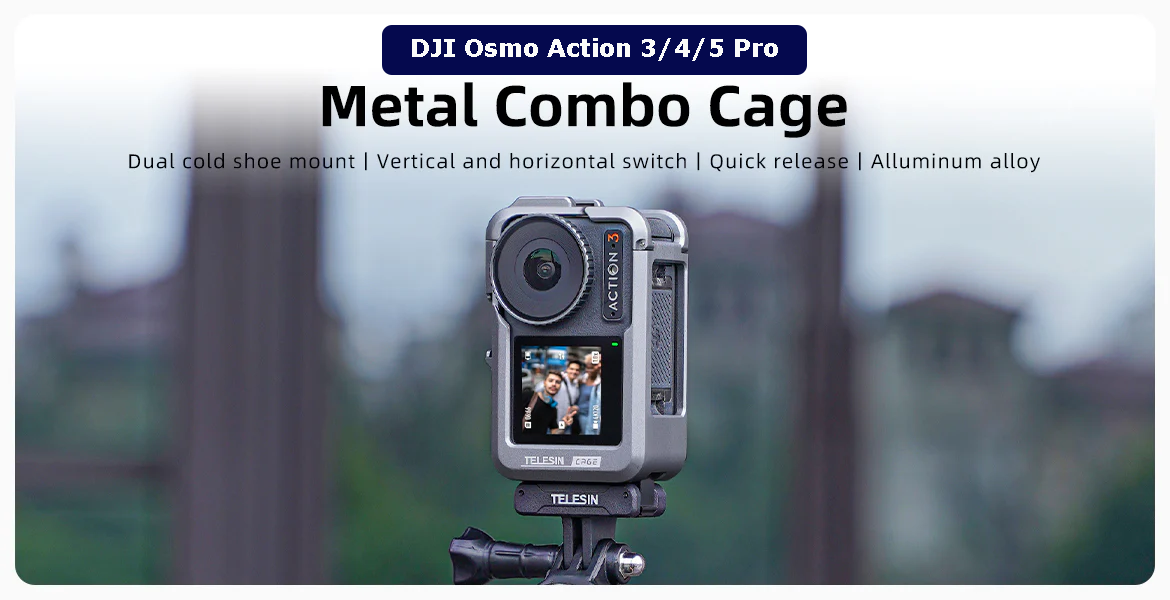 Osmo Action için Metal Combo Cage
