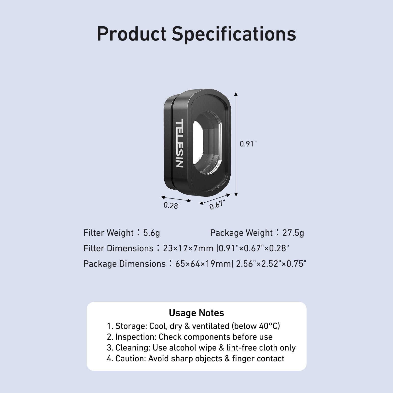 Osmo Pocket 3 Geniş Açı Lens