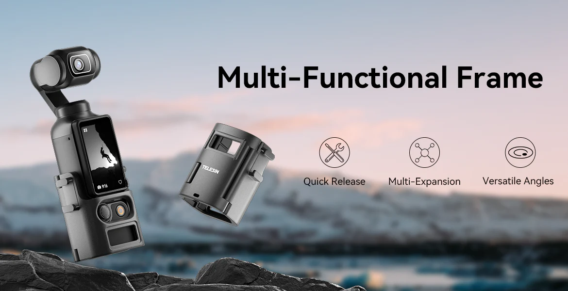 TELESIN Multi-functional Frame For Osmo Pocket 3