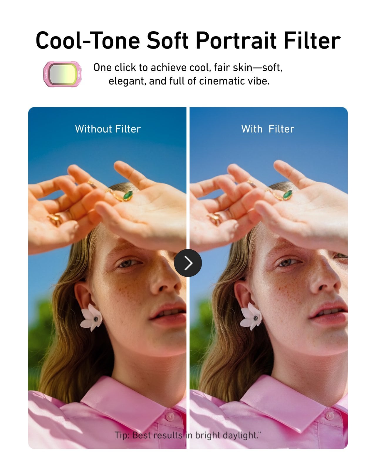 Osmo Pocket 4 Cool Rose Filtre