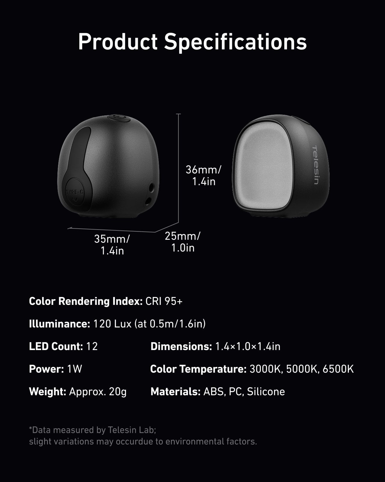 Osmo Pocket 4 için Dolgu Işığı