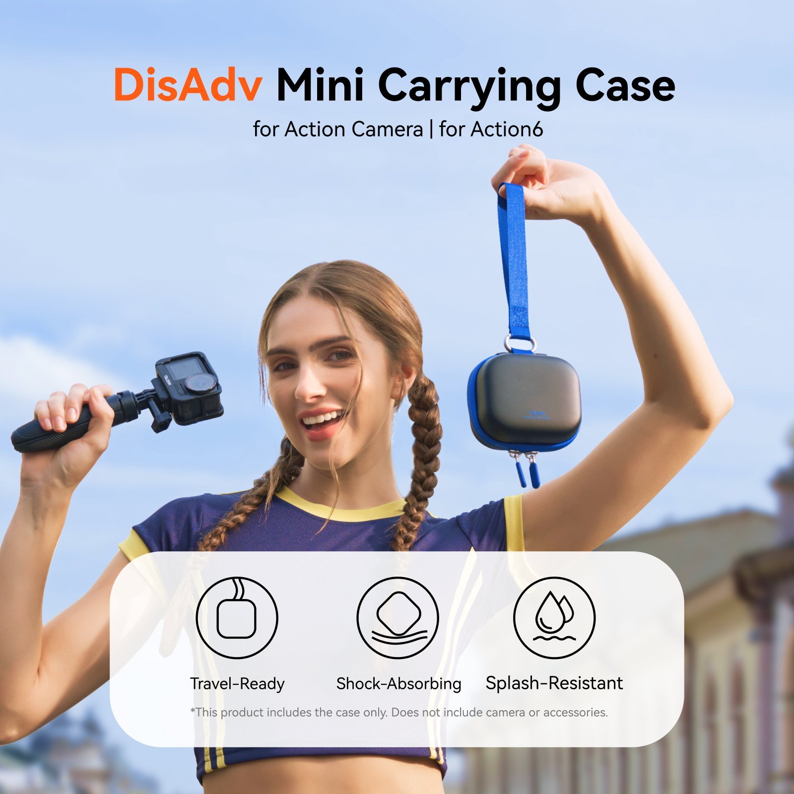 TELESIN Aksiyon Kameralar için Mini Taşıma Çantası