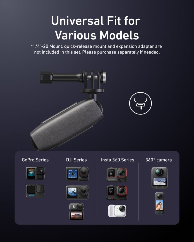 TELESIN Electric Suction Cup Mount