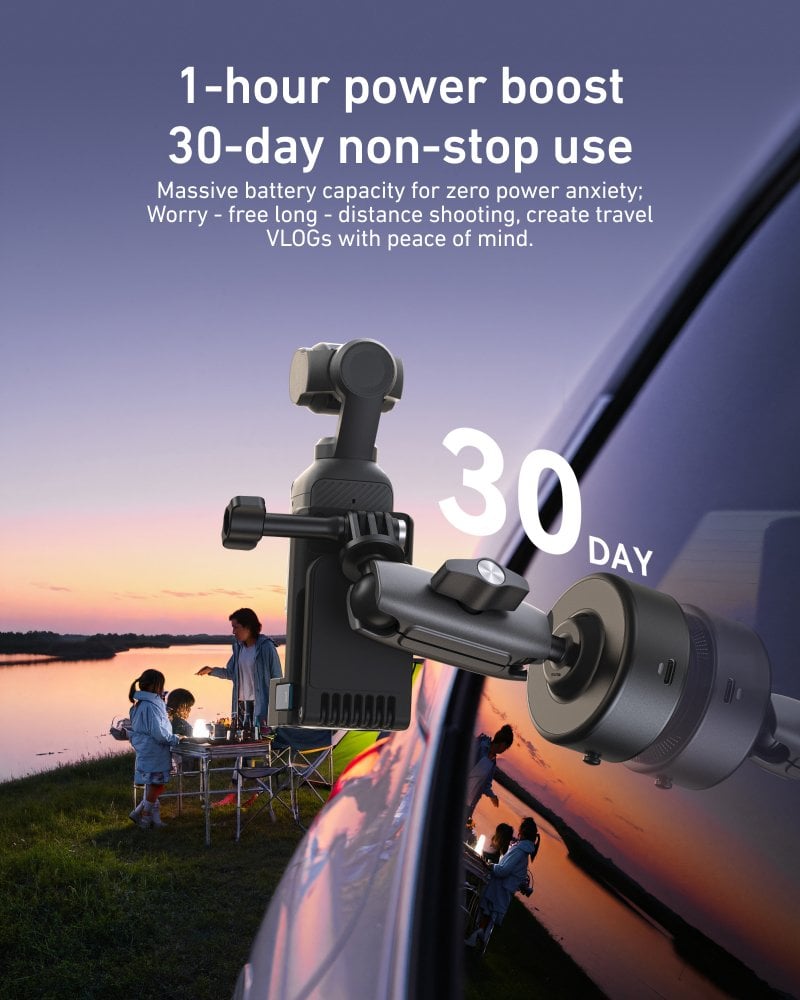 TELESIN Electric Suction Cup Mount