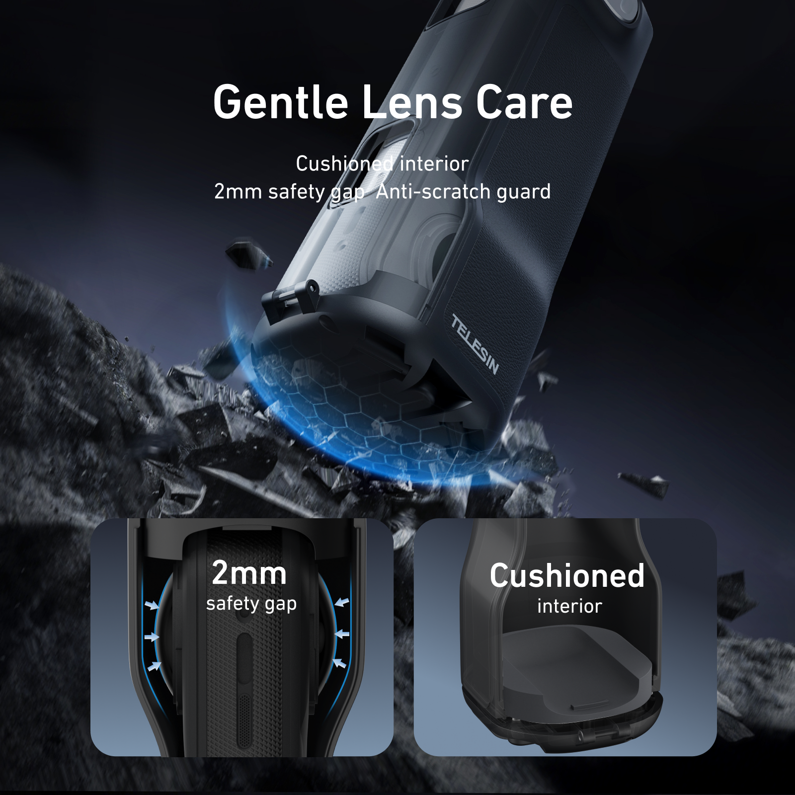 TELESIN Insta360 X5 Foldable Utility Handle