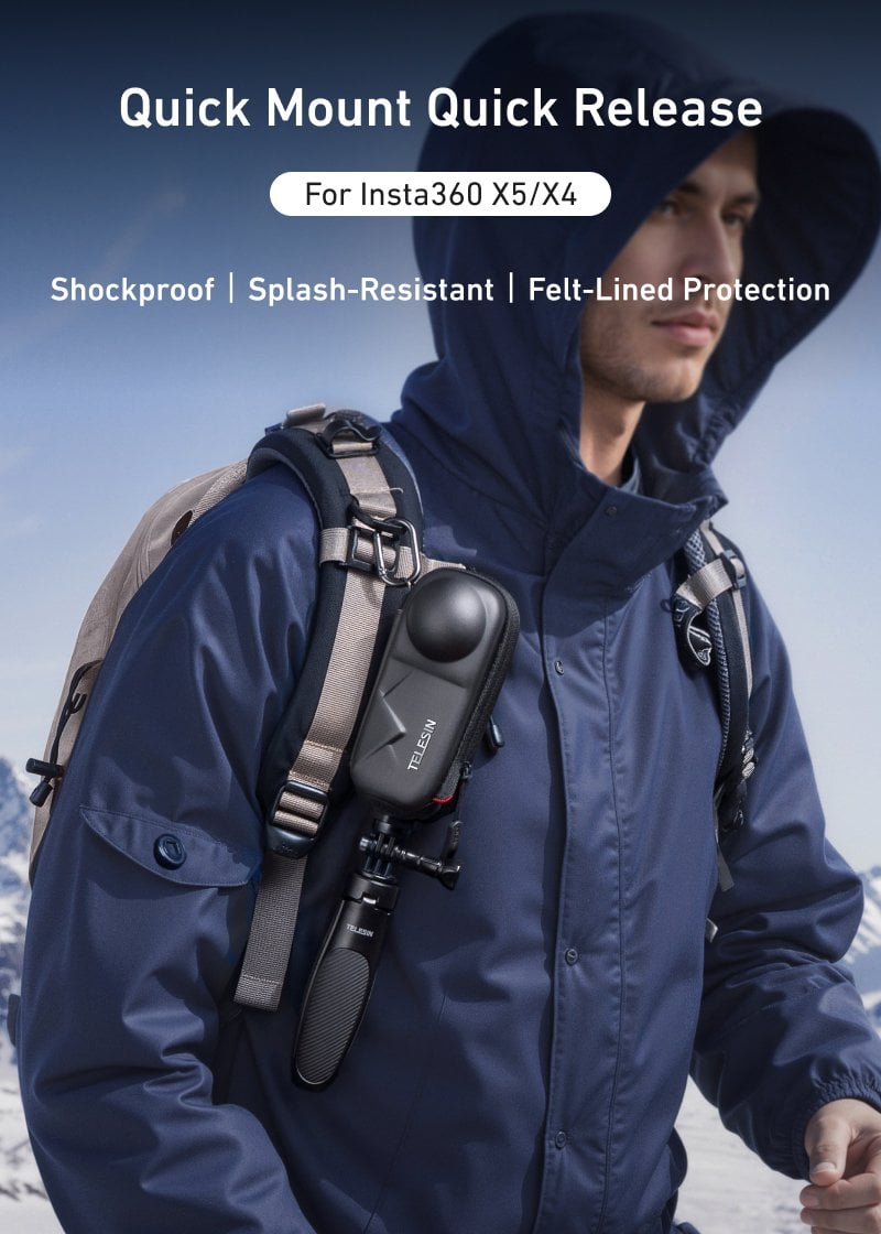 TELESIN Insta360 X5 Koruma Çantası