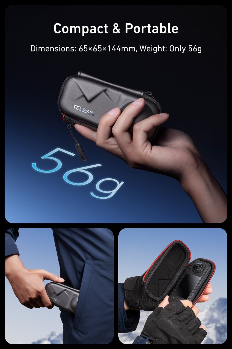 TELESIN Insta360 X5 Koruma Çantası