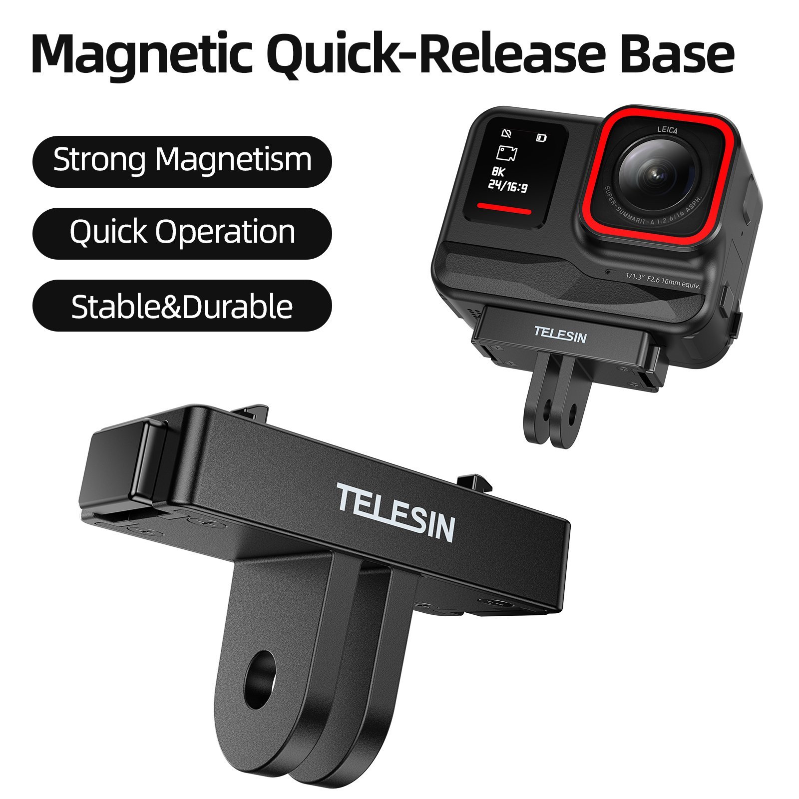 TELESIN Insta360 X5 Manyetik Adaptör